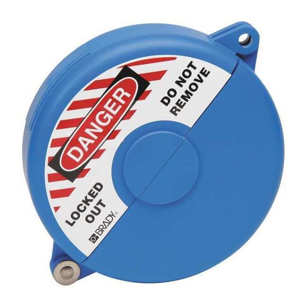 Brady Gate Valve Lockout,Fits Sz 5 to 6-1/2 65587