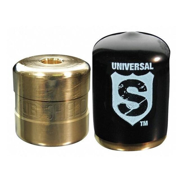 Jb Industries Refrigerant Lock Cap,1/4 in,Brass,PK4 SHLD-U4