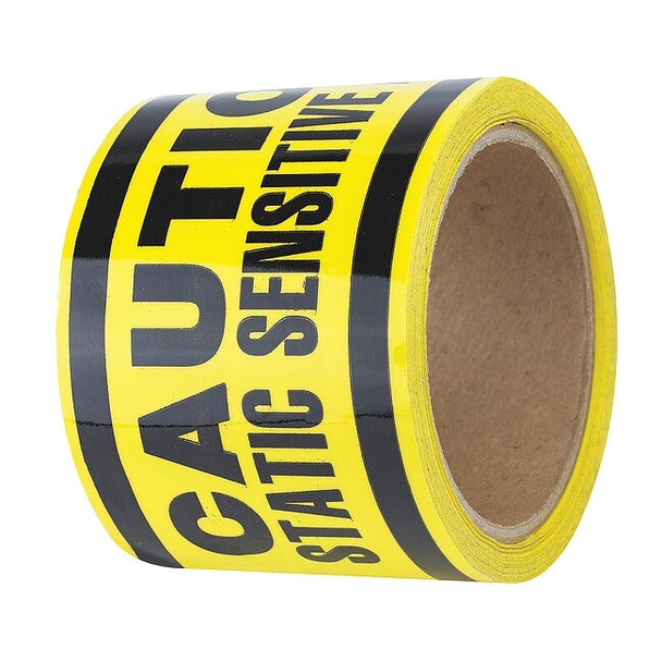 Manufacturer Varies Safety Warning Tape,Solid,Black/Yl,3" W, 20FV85 20FV85
