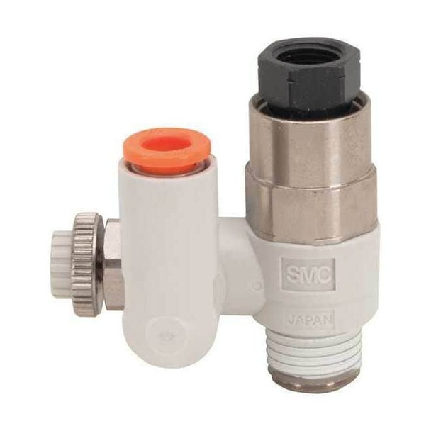 Smc Flow Control Valve, Knob, 145 psi ASP330F-01-06S