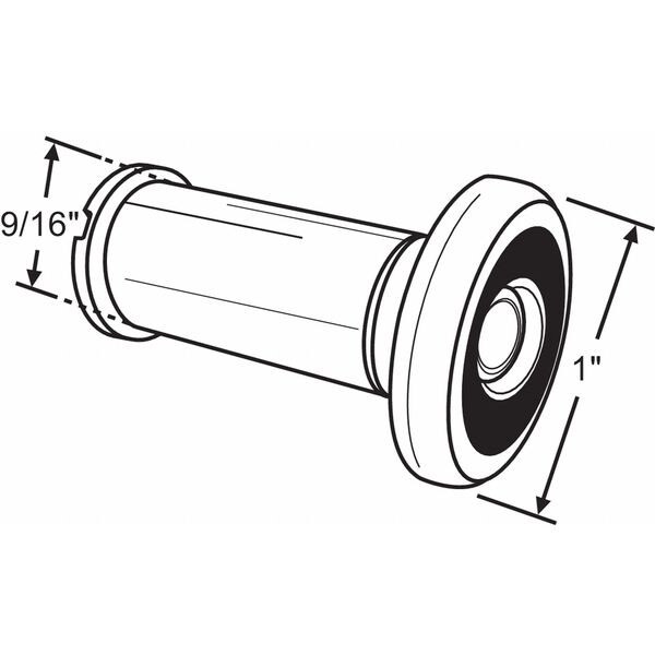 Manufacturer Varies Door Viewer,Polished,9/16" Hole Dia. 19-184
