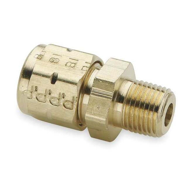 Parker 1/4" Compression x 1/8" MNPT Brass Connector 10PK 68VL-4-2