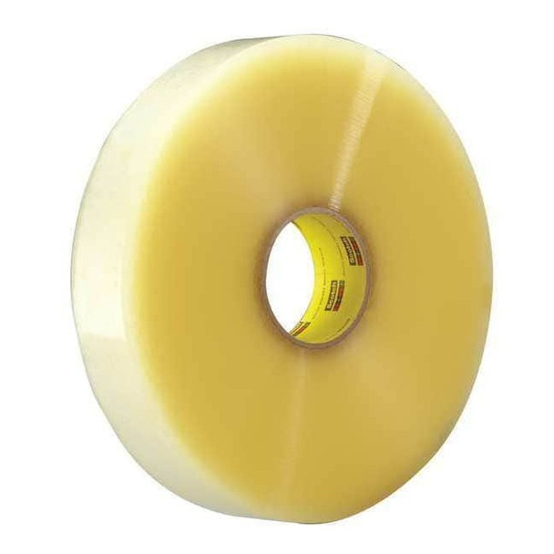 Packing Tape, 3.1 mil Thick, 3 in W x 914 m L, 3 in Core Dia., Clear, 4 PK