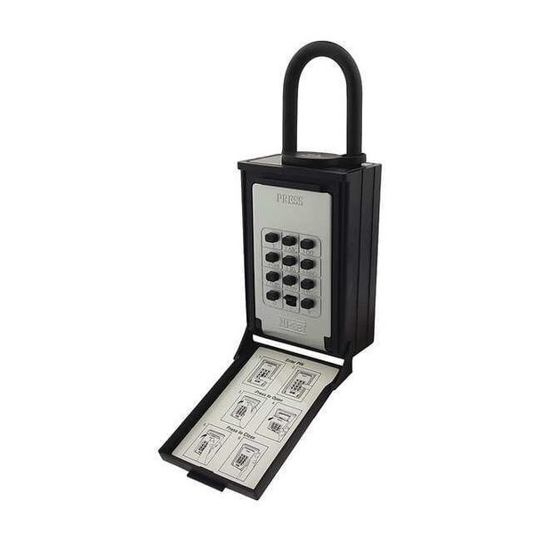Nu-Set Key/Card Storage Combo Locking Shackle Push Button Lock Box 2084-3