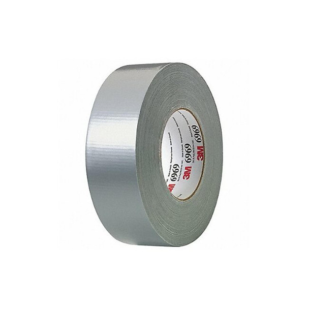 3m Duct Tape, Silver, 60 yd L, 2 in W 6969