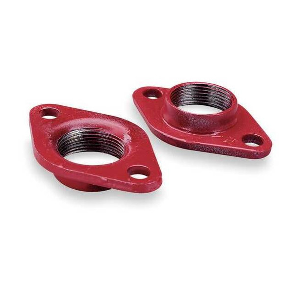 Bell & Gossett Cast Iron Flange,1-1/2 in.,Pk2 101207