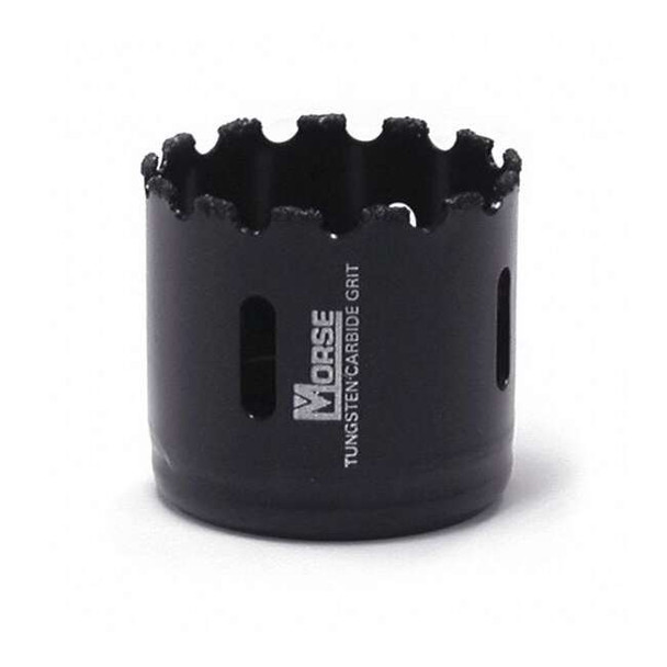 Morse Hole Saw,Diameter:3 3/8",Carbide Grit MHSG54