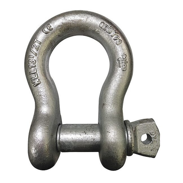 Manufacturer Varies Anchor Shackle,27,000 lb,Carbon Steel 55AX87