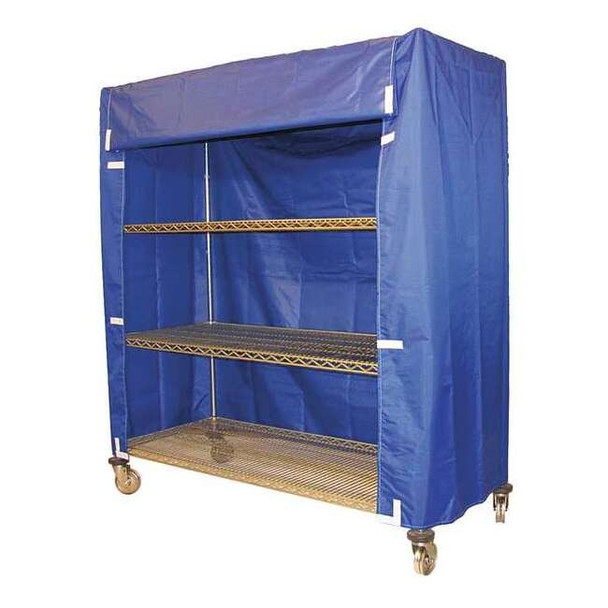 Manufacturer Varies Cart Cover,48x18x62,Blue,Nylon 33Y356