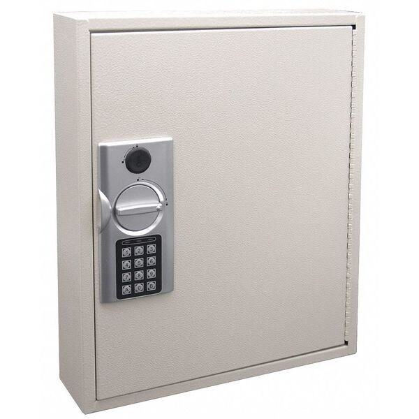 Manufacturer Varies Key Cabinet, Steel, Beige, 60 Key Capacity 52AT99