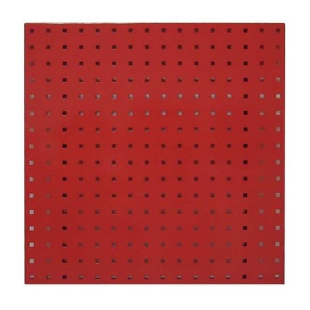 Manufacturer Varies Square Hole Pegboard,24x24,Red,PK2 5TPC0