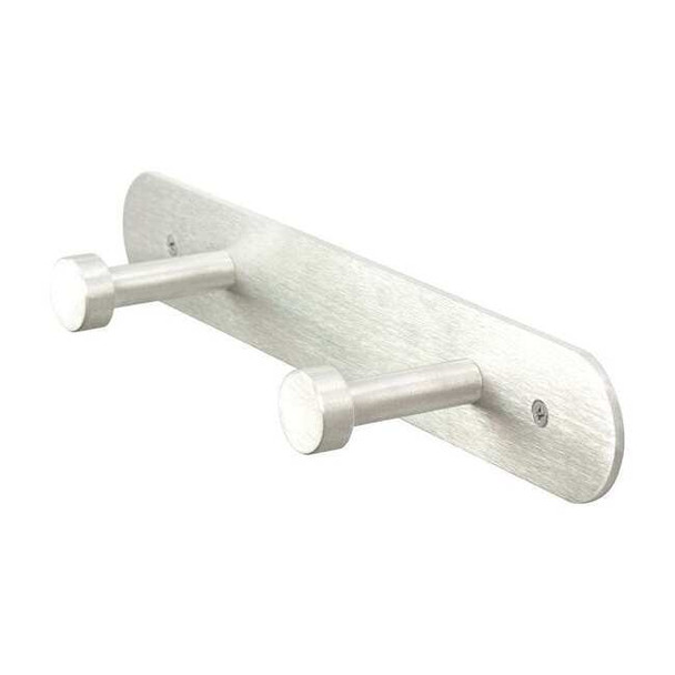 Manufacturer Varies Coat Rack,Silver,2-3/4 in. D,12 in. W 45NG72
