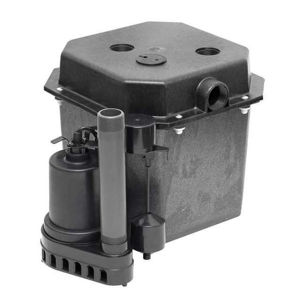 Dayton Sink Pump System,1/3 HP,Thermoplastic 12F739
