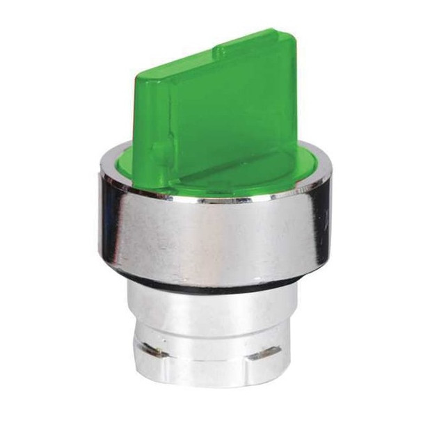 Dayton ShortHandSelectSwtch,Illum,Grn,2Pos,22mm 30G289