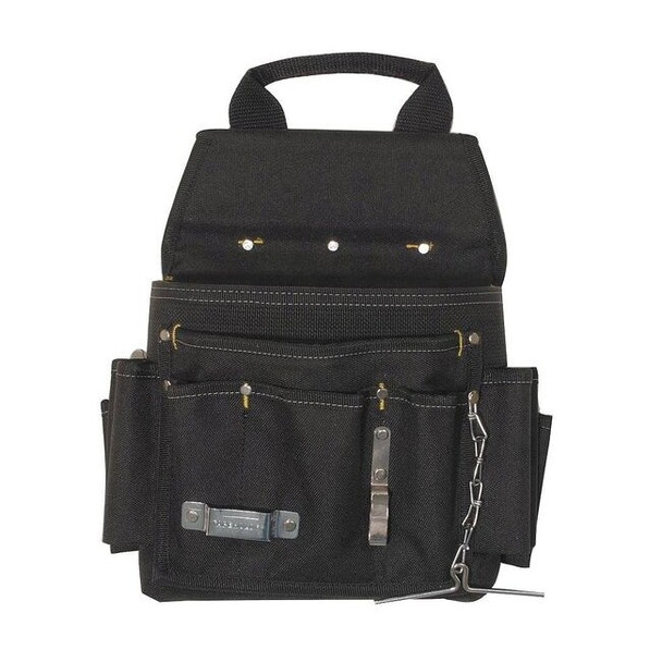 Westward Tool Pouch, Tool Pouch, Black, Polyester, 12 Pockets 13T128