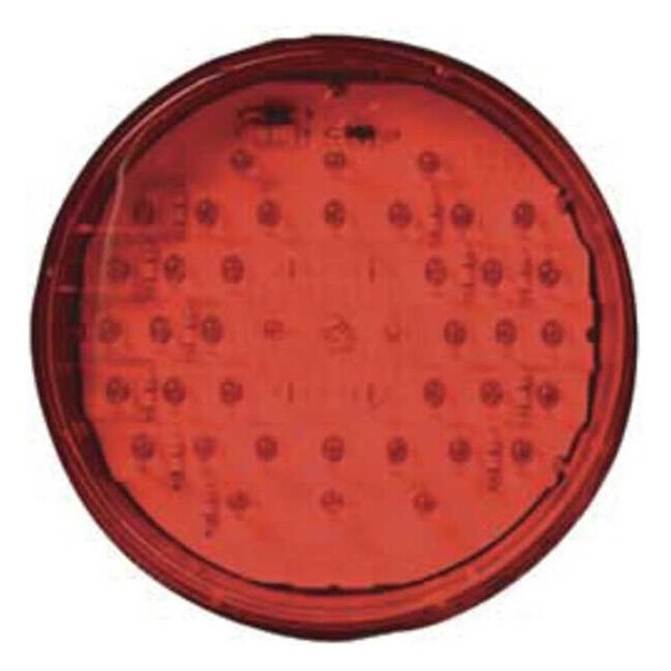 Maxxima Stop/Tail/Turn Light,LED,Red,Round,4 Dia 3YXU9