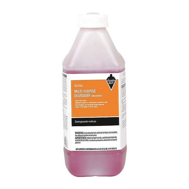Multi-Purpose Cleaner/Degreaser, 0.5 Gal Bottle, Liquid, Red, Orange