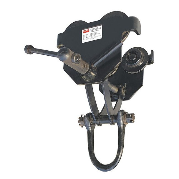Dayton Push Trolley,2000 lb. Load Capacity 55HE59