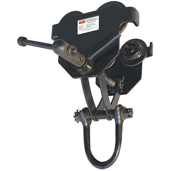 Dayton Push Trolley,6000 lb. Load Capacity 55HE61