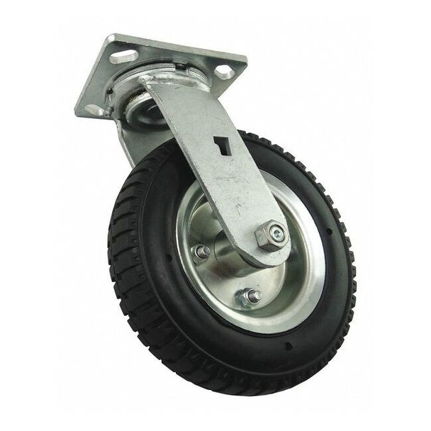 Manufacturer Varies Plate Caster,Swivel,Rubber,9 1/2"H 426A85