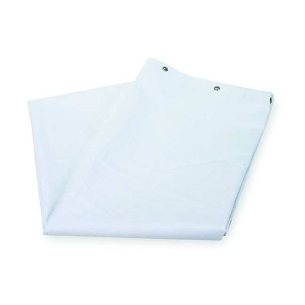 Manufacturer Varies Shower Curtain, Vinyl, White, 108 in W, 72 in L 4EEY3