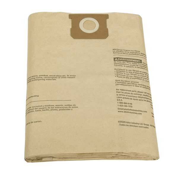 Dayton Vacuum Bags, 5 PK 61HW07