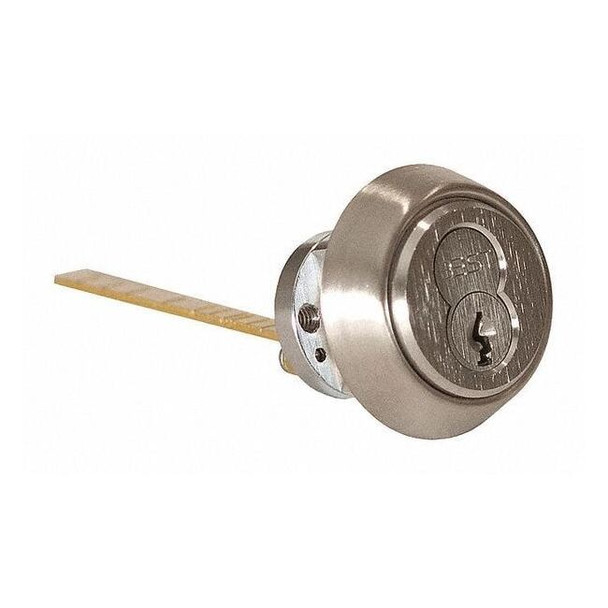 Best Rim Cylinder, Satin Chrome, 7 Pins 12E72RP3626