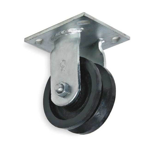 Manufacturer Varies V-Groove Rgd Castr,Cast Irn,6 in,1200 lb 1NWB5