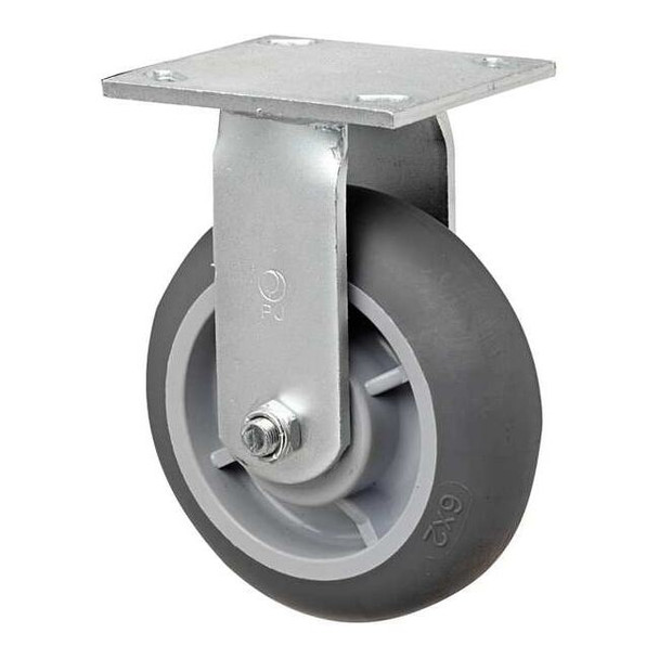 Manufacturer Varies Rgd Plat Castr,Therm Rubbr,6 in.,450 lb. 1NVD8