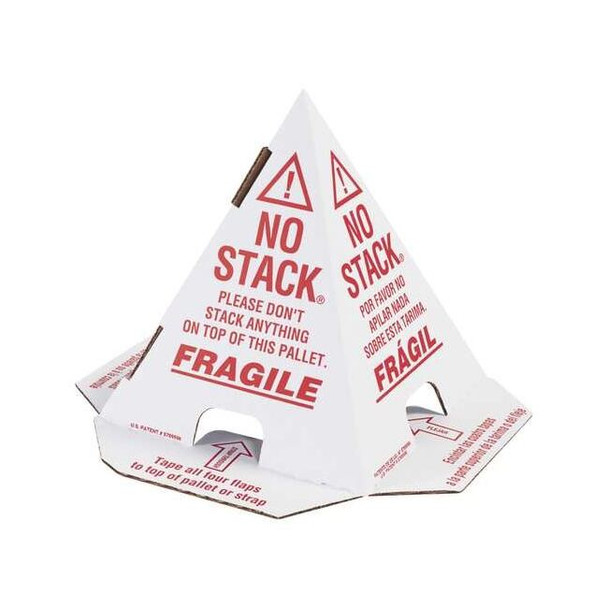 Manufacturer Varies PalletCones,8inL,8inW,Red,White,PK100 3EXF8