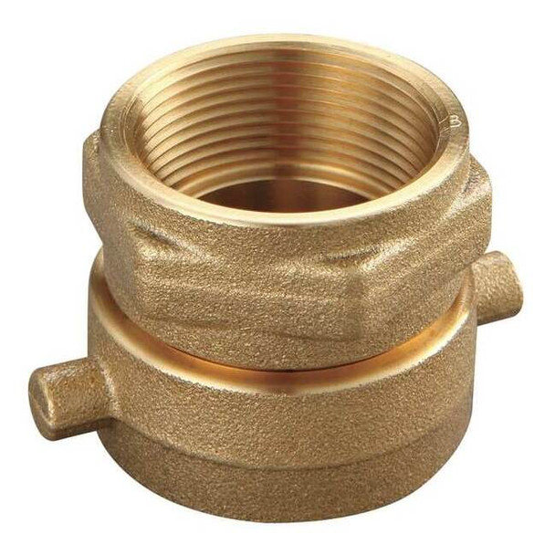 Manufacturer Varies Fire Hose Adapter,Straight,NPTxNST 6AKD5