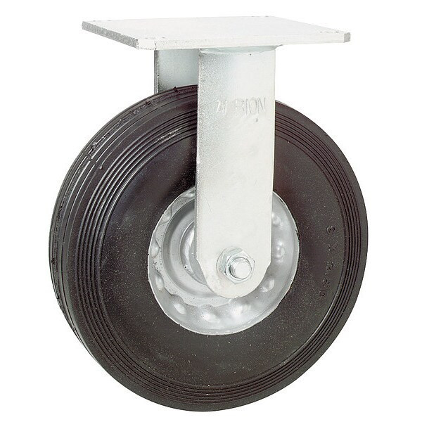 Manufacturer Varies Rigid Semi-Pneumatic Caster,8 in.,350 lb 3G118