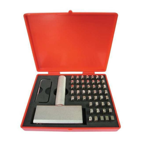 Manufacturer Varies Steel Type Kit, Letter/Number/Symbol Set 1F119