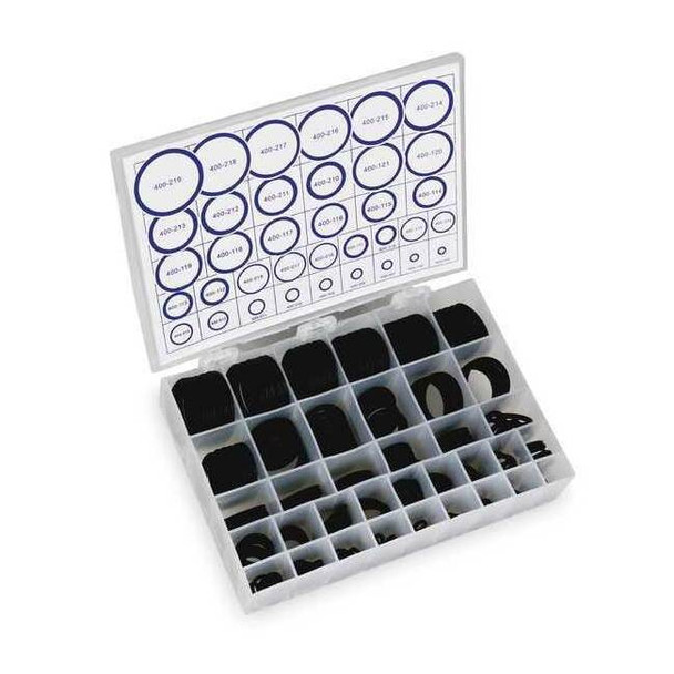 Manufacturer Varies O-Ring Assortment,Buna N,226 Pcs,36 Szs 1RGZ8