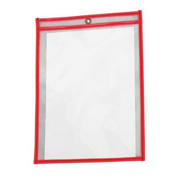 Manufacturer Varies Shop Ticket Holder,Neon Red,PK15 4YNR6