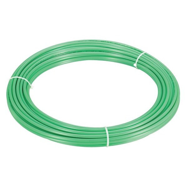 Manufacturer Varies Tubing,1/4" OD,Nylon,Green,100 Ft 2VDX6