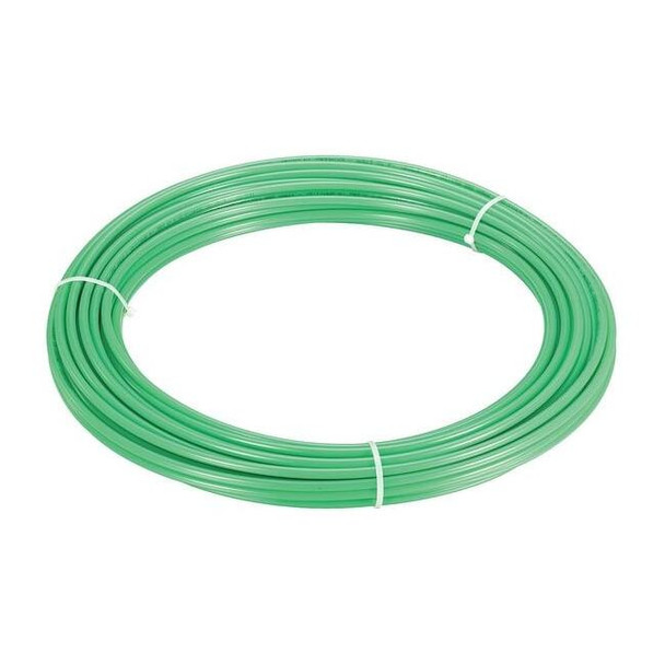 Manufacturer Varies Tubing,1/4" OD,Nylon,Green,100 Ft 2VDX6