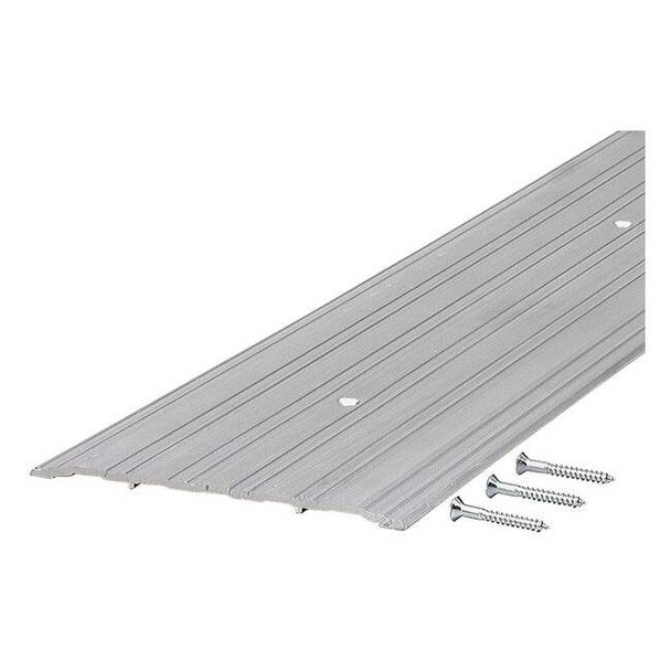 Manufacturer Varies Saddle Threshold,Fluted Top,3 ft.,Alum 5MFJ4