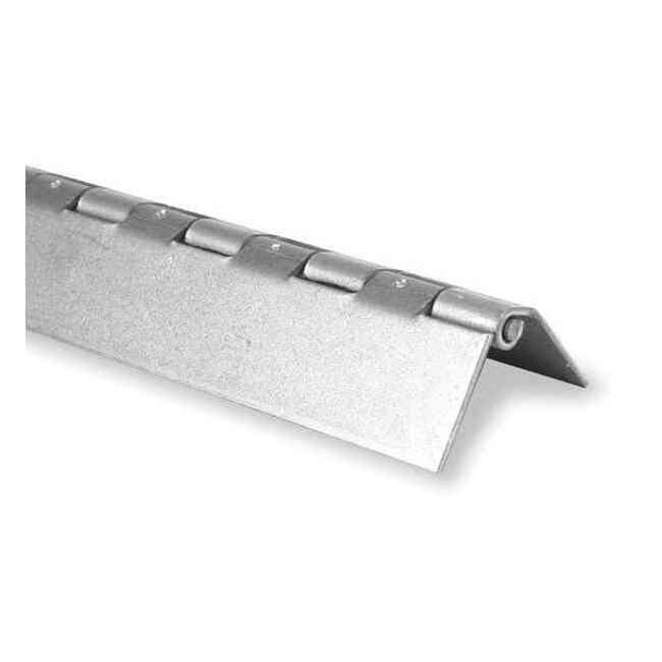 Piano Hinge, Steel, Full Surface Mounting, 1 in Leaf W x 36 in Leaf H, Steel
