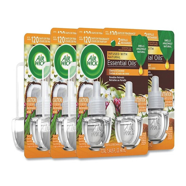 Life Scents Scented Oil Refills, Paradise Retreat, 0.67 oz, PK12, 6PK