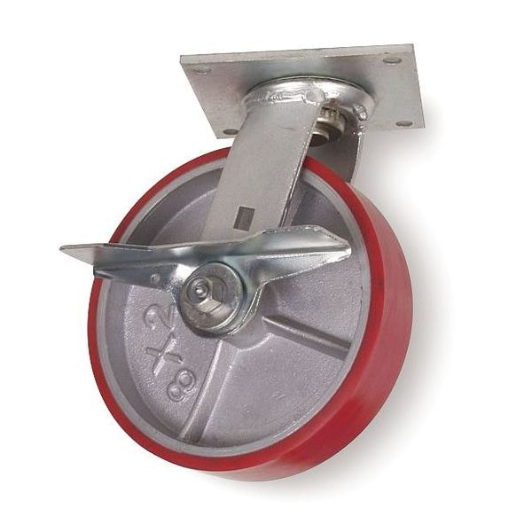 Manufacturer Varies Swivl Plat Caster,Poly,6 in.,1200 lb.,Rd 1NVN2
