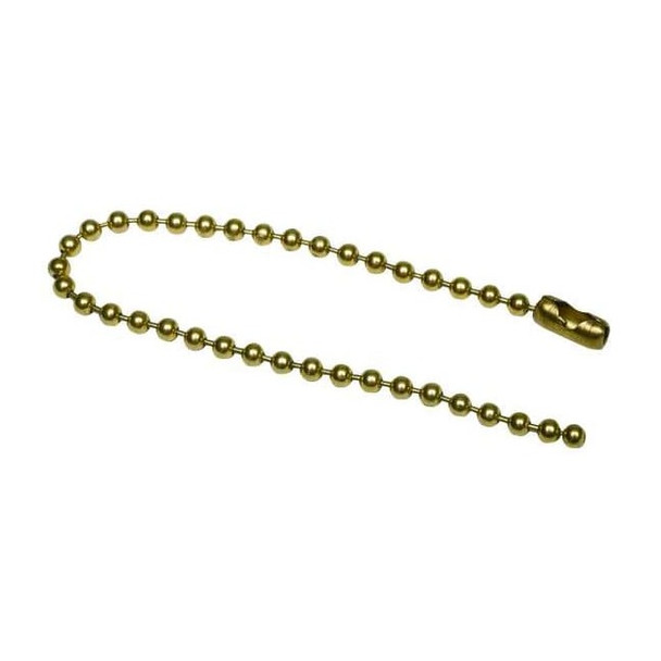 Manufacturer Varies Beaded Chain,Brs,Brs Pld,6 In,PK100 2YB25