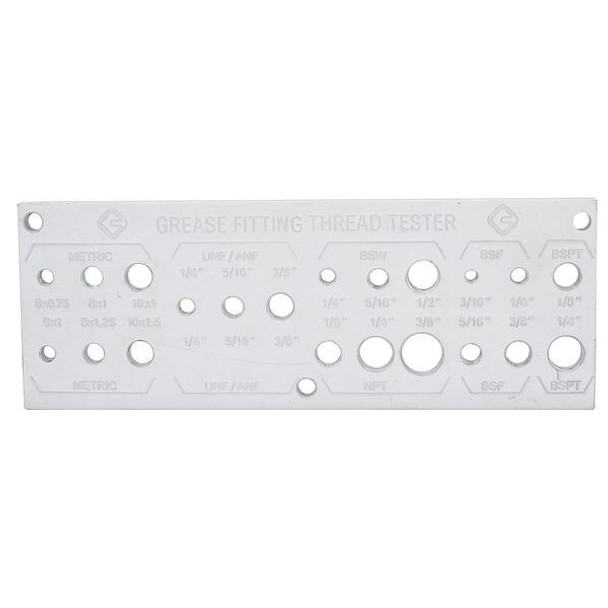 Westward Grease Fitting Thread Tester 13X066