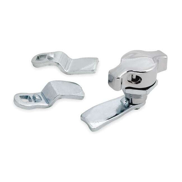 Manufacturer Varies Cam Latch, Padlockable, Chrome, T Handle 1XPF2
