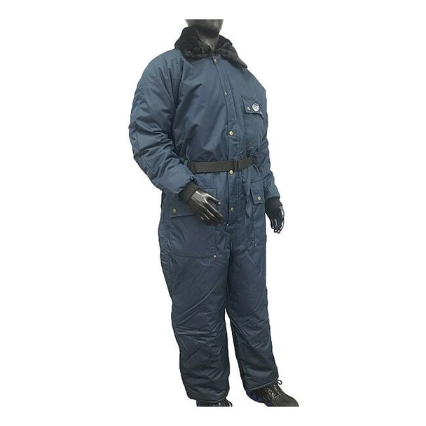 22013 Coverall, Nylon, 840 den Fabric Weight, 30 1/2 in Inseam, Navy, L