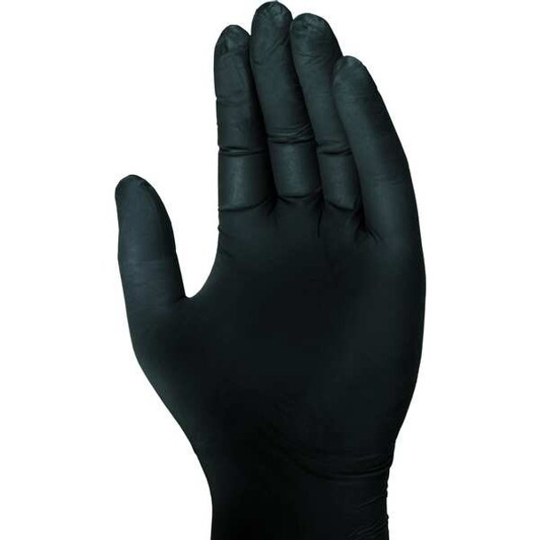 D13, Disposable Gloves, 5 mil Palm, Nitrile, Powder-Free, L (10), 100 PK, Black