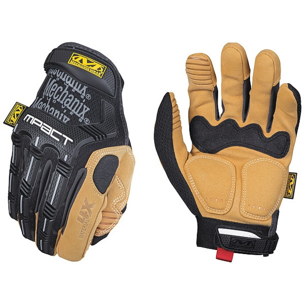 Mechanix Wear Impact Gloves,XL,Black,PR MP4X-75-011