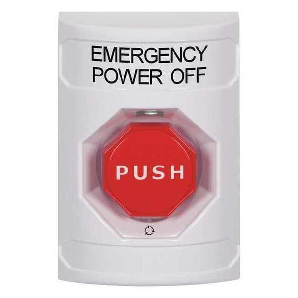 Emergency Power Off Push Button,3-1/4" W