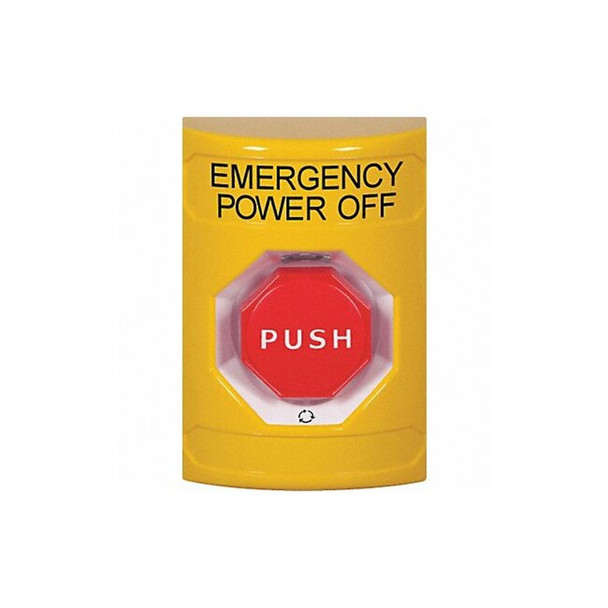 Emergency Power Off Push Button,2-7/8" D