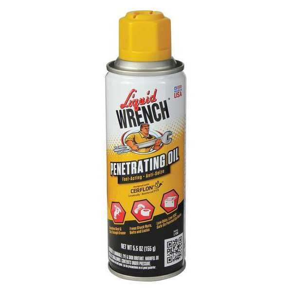 Liquid Wrench Lubricant, 5.5 oz, Aerosol,150F L106
